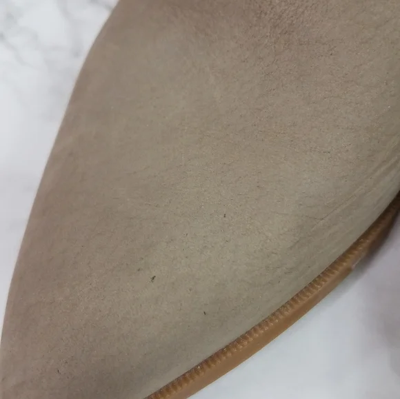 Sole Society Dalphine Leather Boots Color Porcini Size 8 - Picture 8 of 12